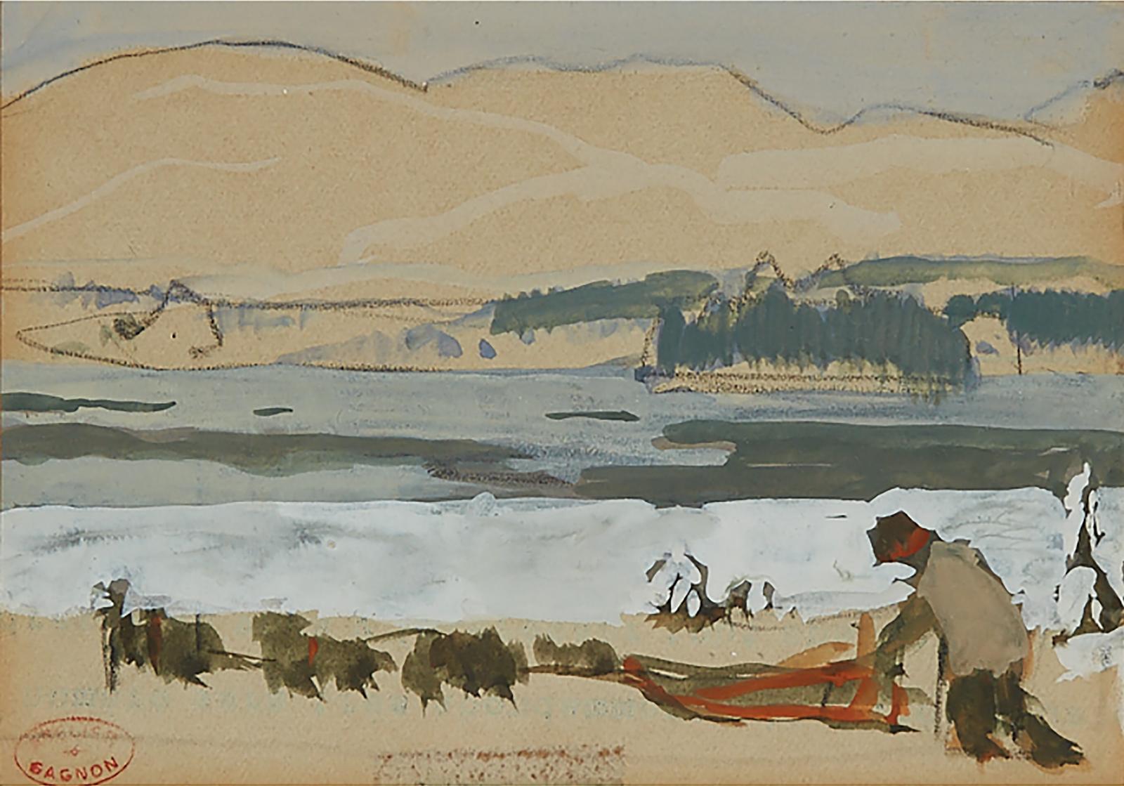 Clarence Alphonse Gagnon (1881-1942) - Étude Pour Le Grand Silence Blanc