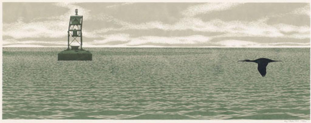 Alexander (Alex) Colville (1920-2013) - Bell Buoy and Cormorant