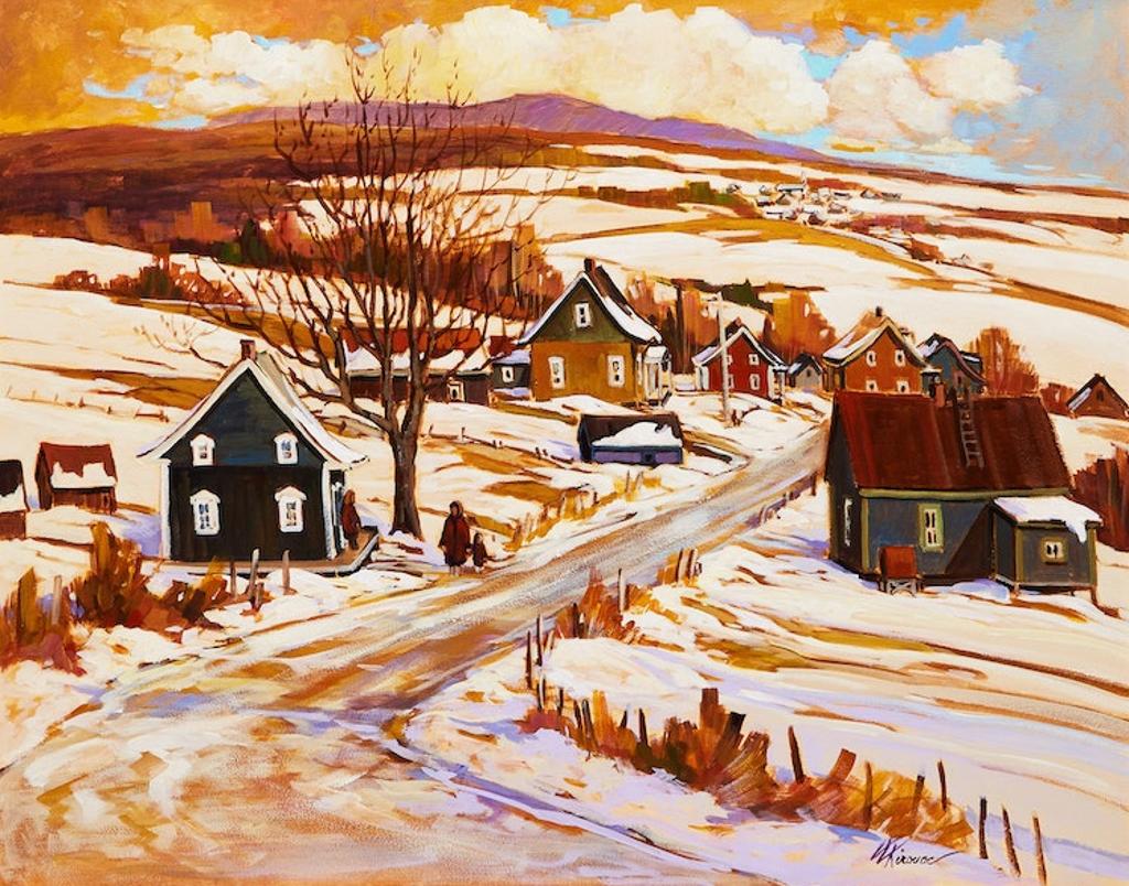 Louise Lecor Kirouac (1939) - Village Les Eboulements, Charlevoix, Q.C.