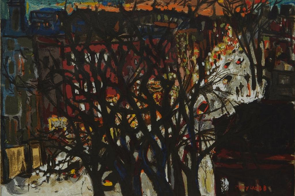 Molly Joan Lamb Bobak (1922-2014) - Winter in Town