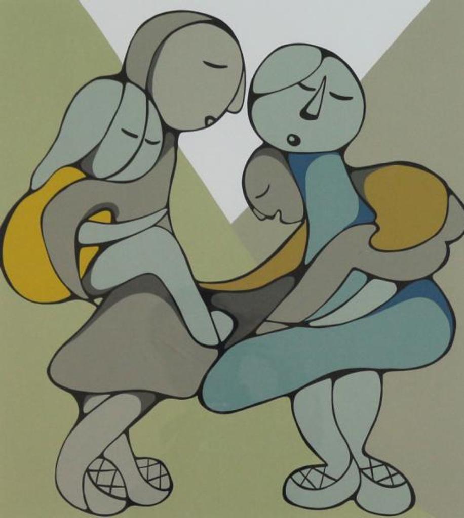 Daphne Odjig (1919-2016) - Piggyback; 1981