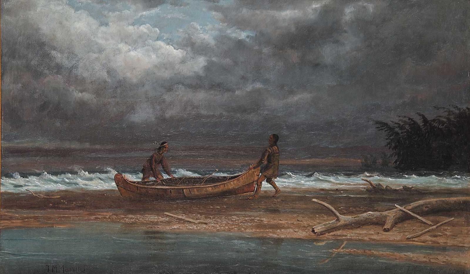 Thomas Mower Martin (1838-1934) - Untitled - Moonlight, Lake Superior