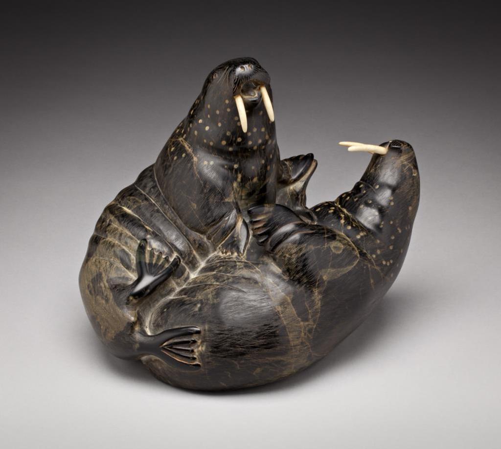 Pacome Kolaut (1925-1968) - Walrus Couple, mid 1960s