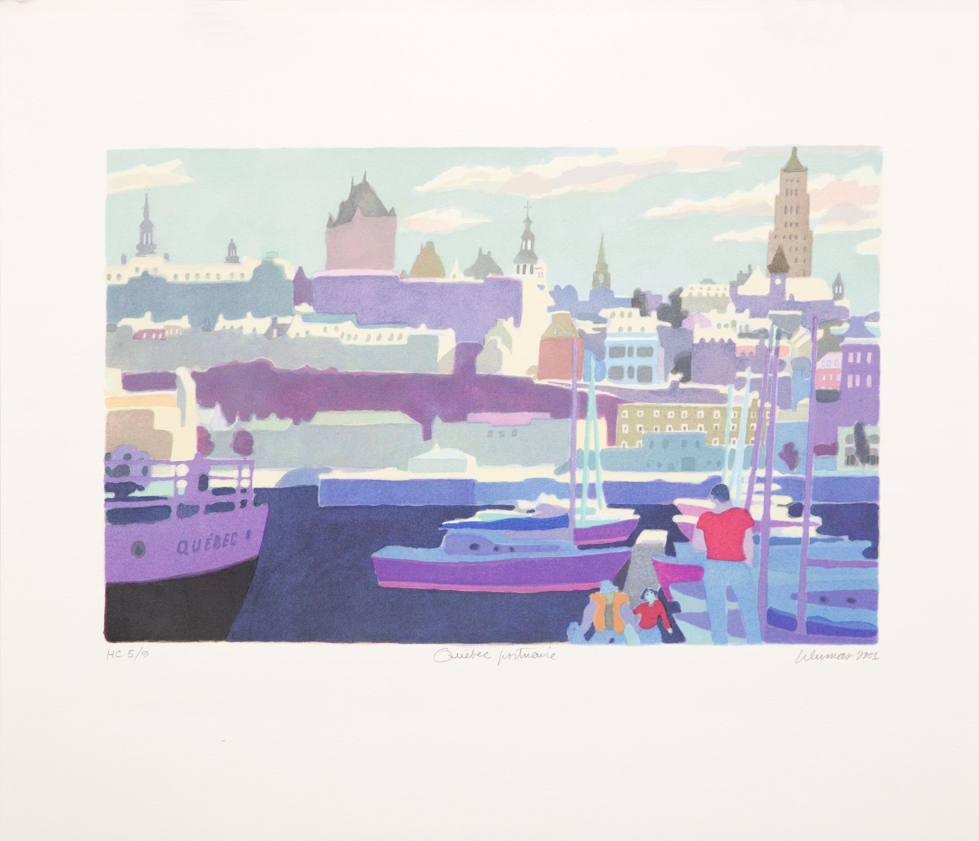 Antoine Dumas (1932) - Québec portuaire, 2001