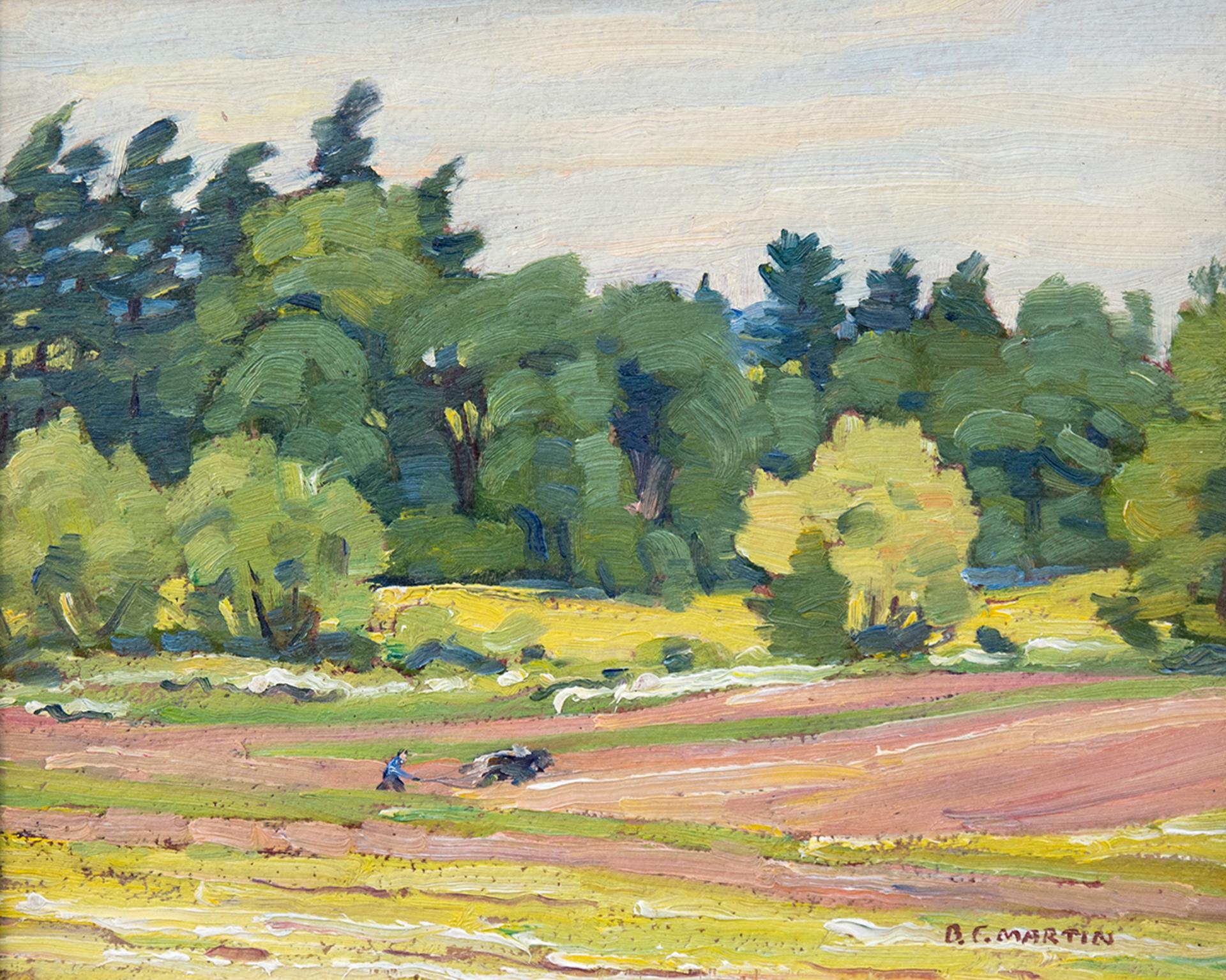 Bernice Fenwick Martin (1902-1999) - Bernice Fenwick Martin, Summer Ploughing