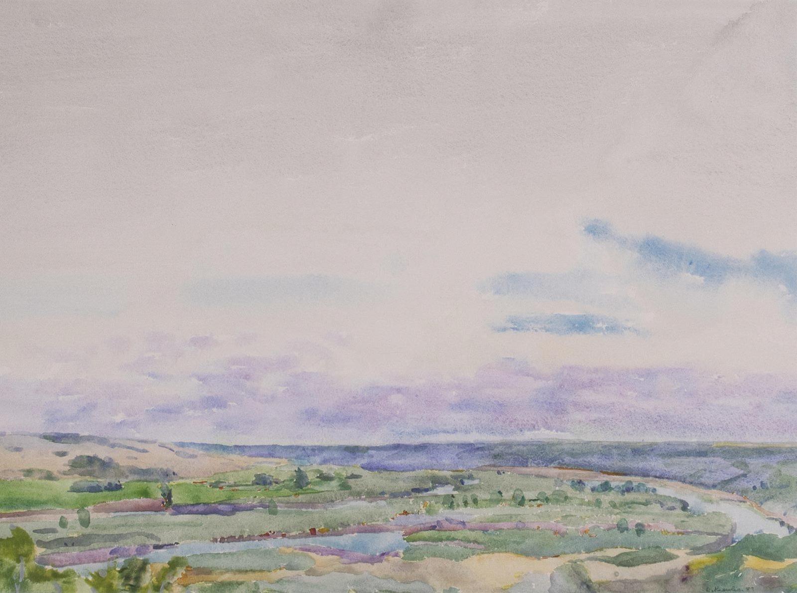 Dorothy Elsie Knowles (1927-2001) - The N. Sask. River; 1983