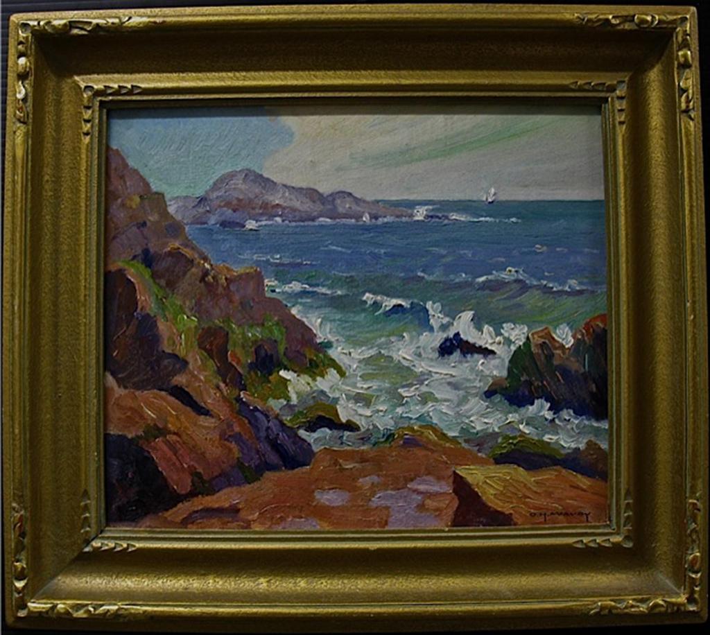 Harold O. Mcavoy (1891-1977) - Rocky Coast, Gloucester, Mass.