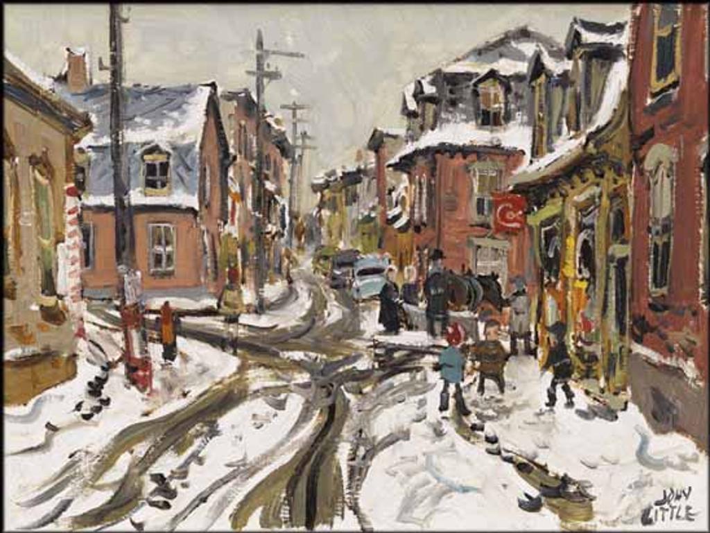 John Geoffrey Caruthers Little (1928-2024) - Rue St-Olivier, au coin de rue Sutherland, Quebec City