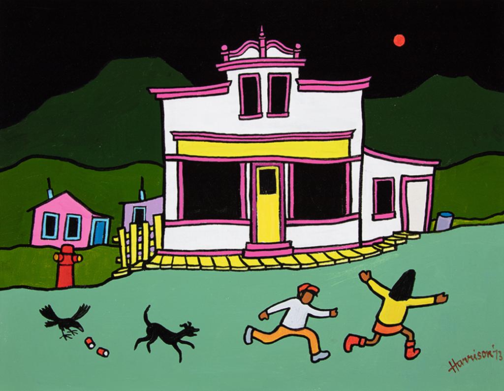 Ted Harrison (1926-2015) - Red Hydrant