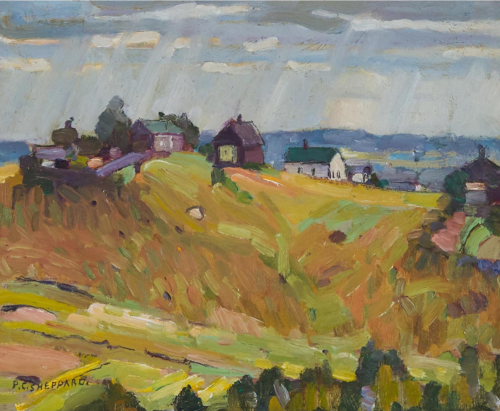 Peter Clapham (P.C.) Sheppard (1882-1965) - Sketch For Edge Of Town, Early Spring