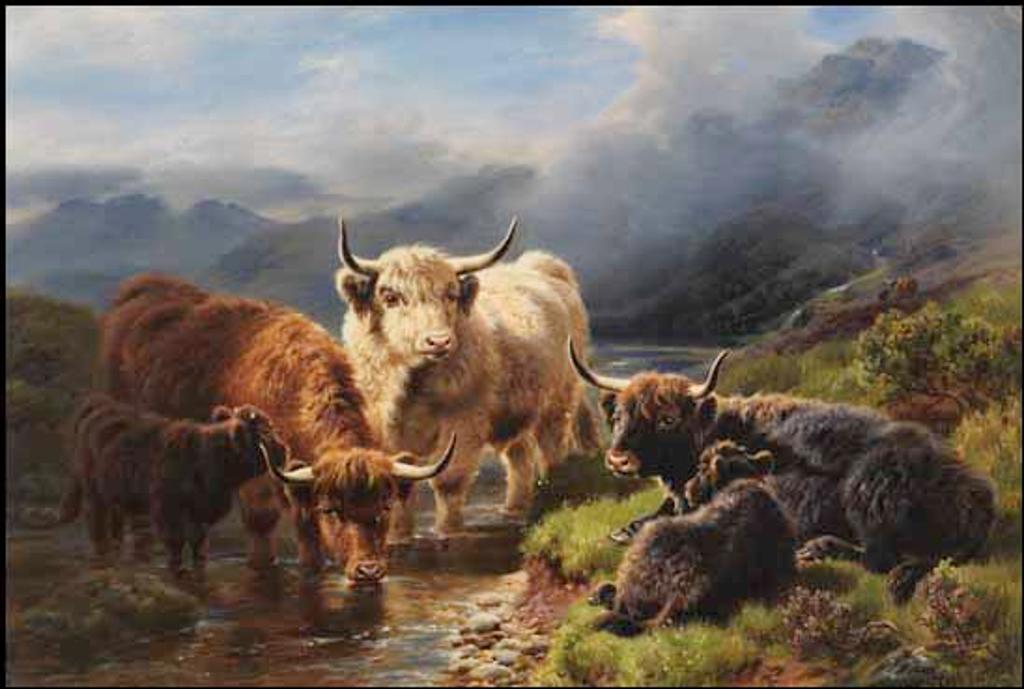 William Ralph Watson (1847-1921) - In Glen Loin, Loch Long, Argyleshire