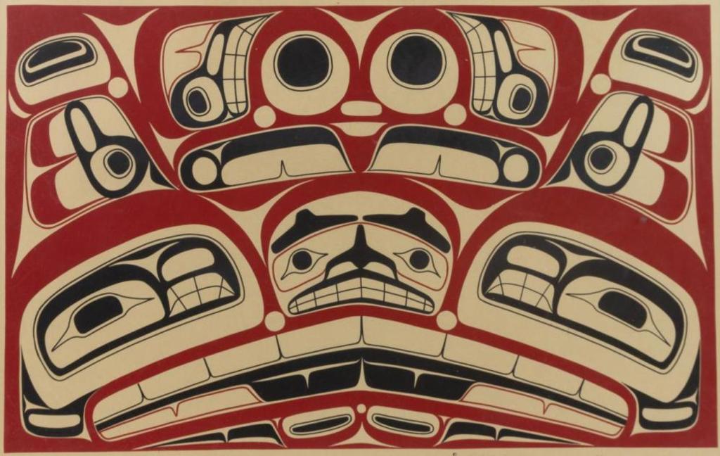 Robert Davidson and Sara Davidson (1946) - Wolf Box-Front