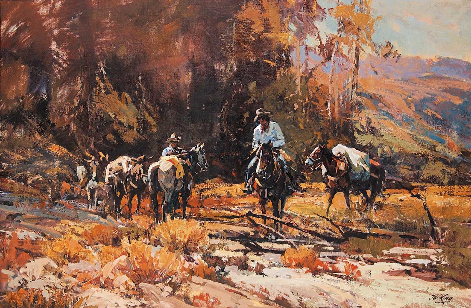 Jack [Jac] Elmo King (1920-1998) - Untitled - Pack Train