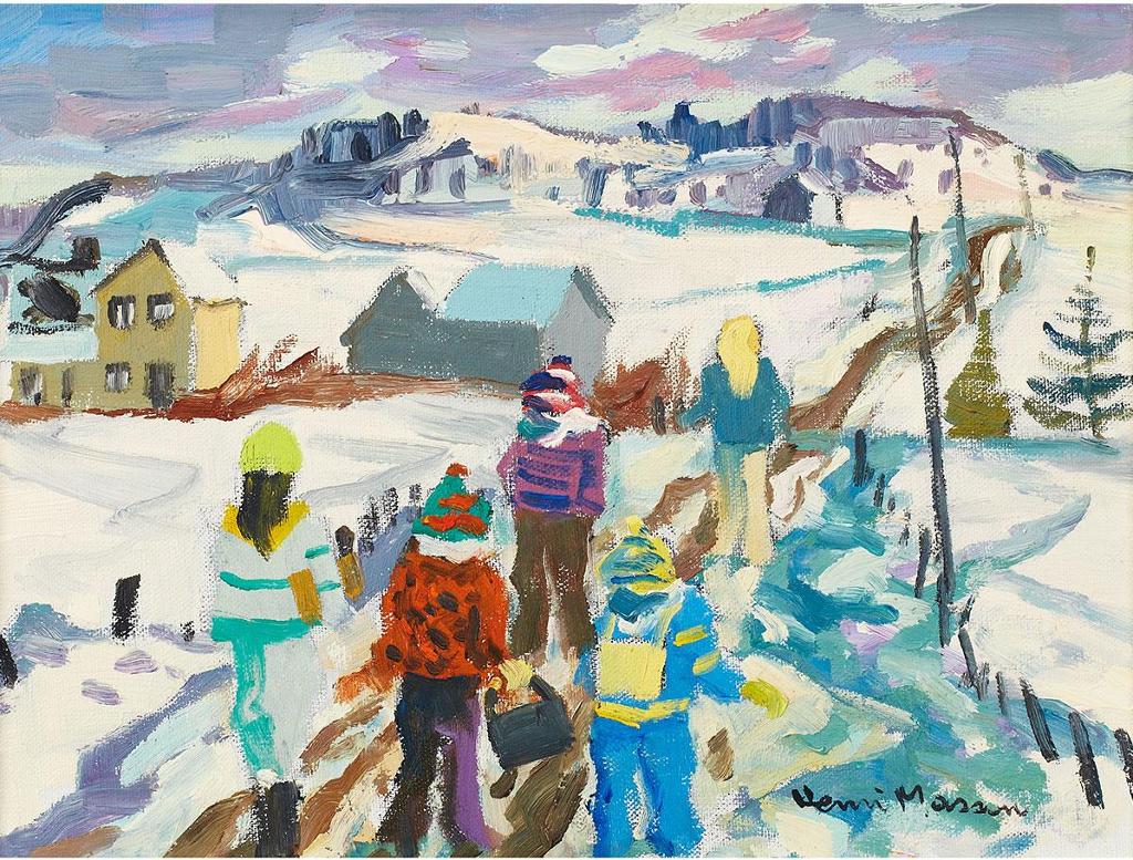 Henri Leopold Masson (1907-1996) - Walking To School