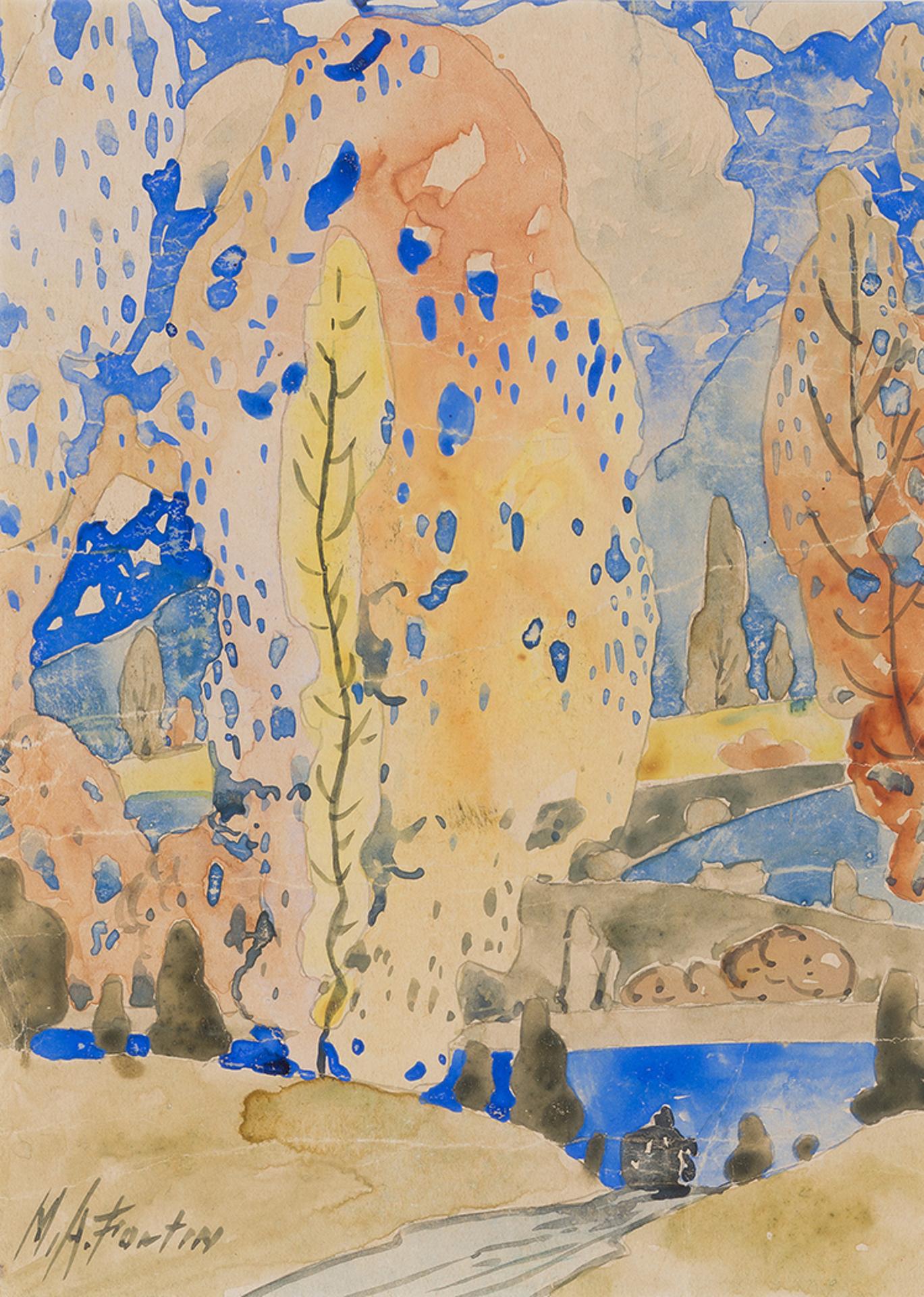 Marc-Aurèle Fortin (1888-1970) - Arbre éponge