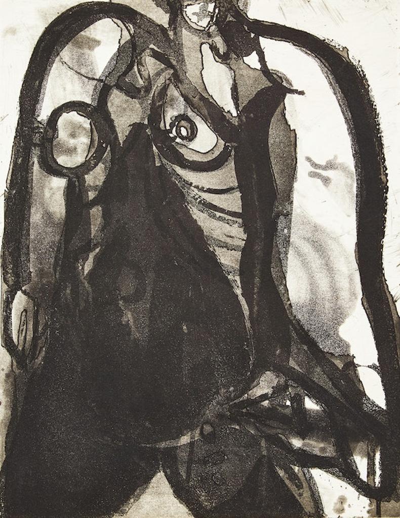 Francine Simonin (1936-2020) - Sans titre (figure); Sur la plage