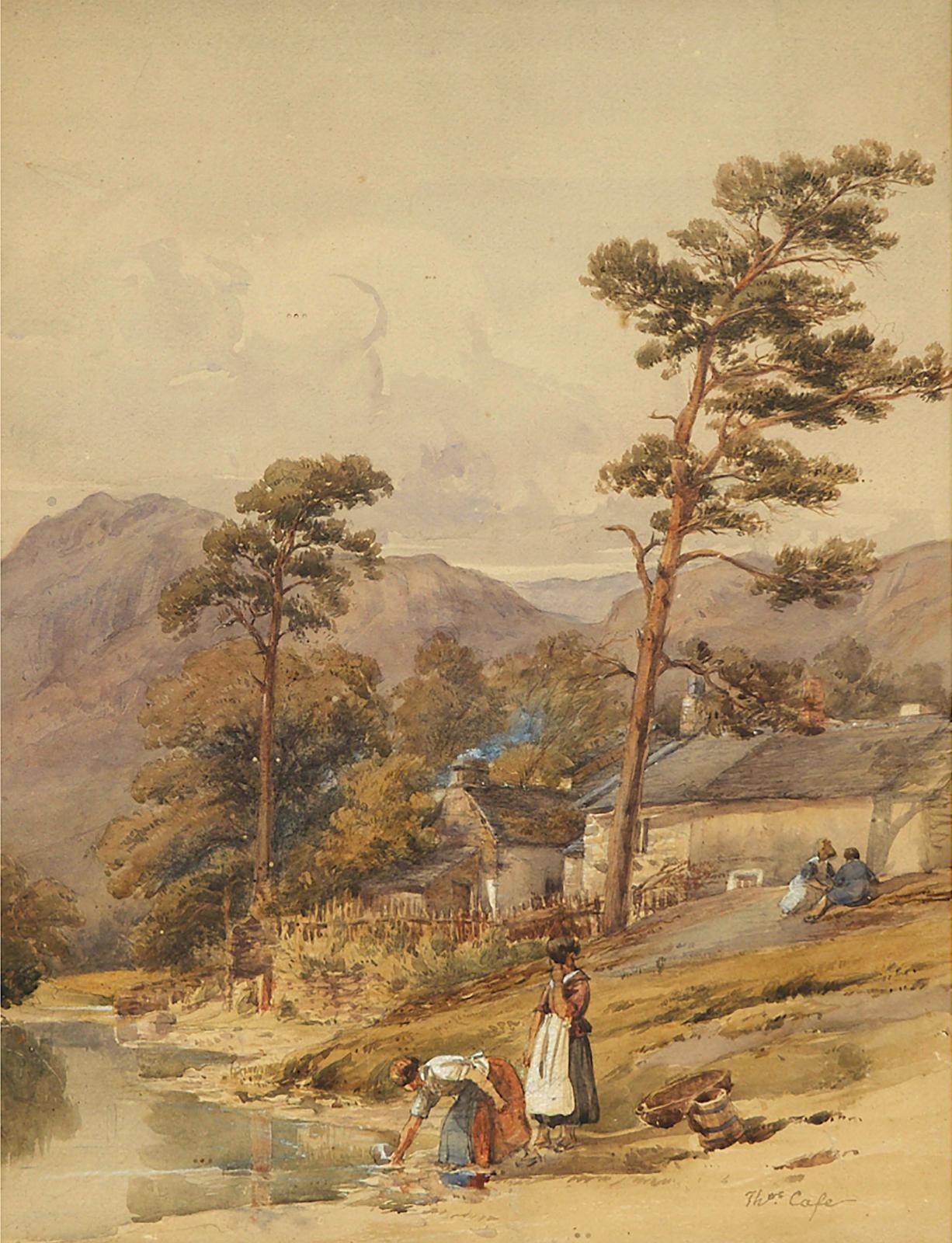 Thomas Cafe (1817-1909) - Washday