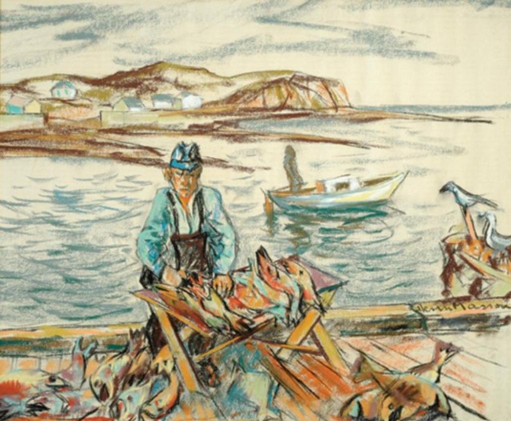 Henri Leopold Masson (1907-1996) - Preparing the Catch