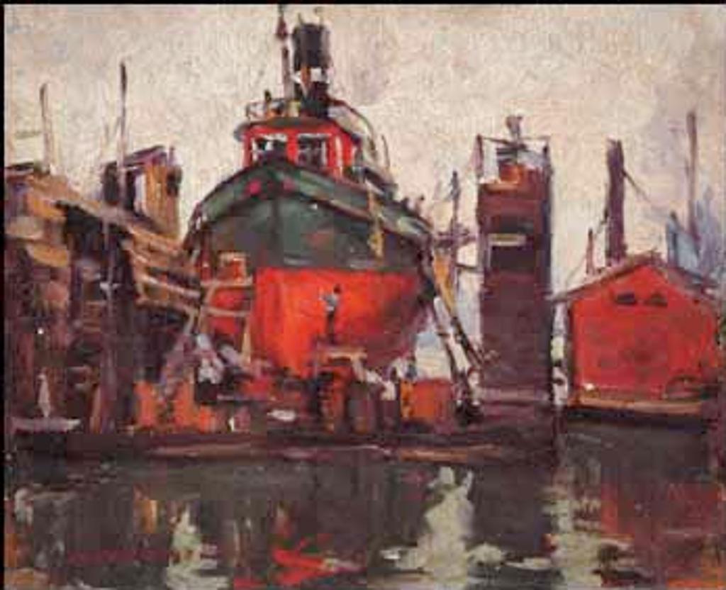 Manly Edward MacDonald (1889-1971) - Cherry Street, Toronto