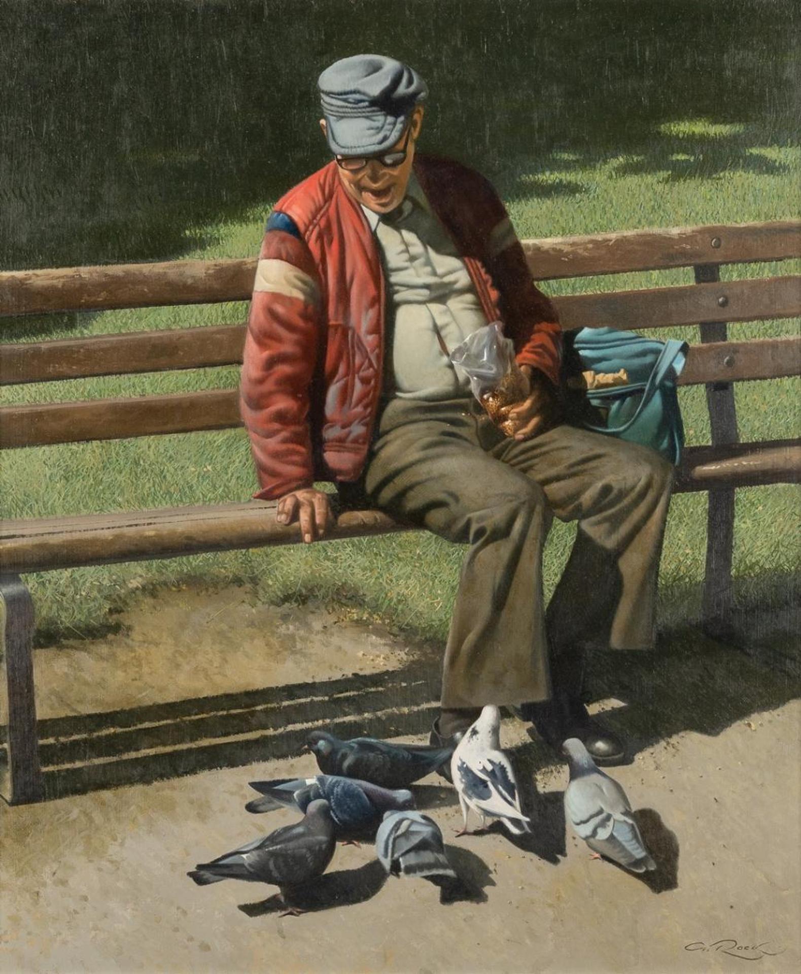 Geoffrey Allan Rock (1923-2000) - The Birdman of Stanley Park