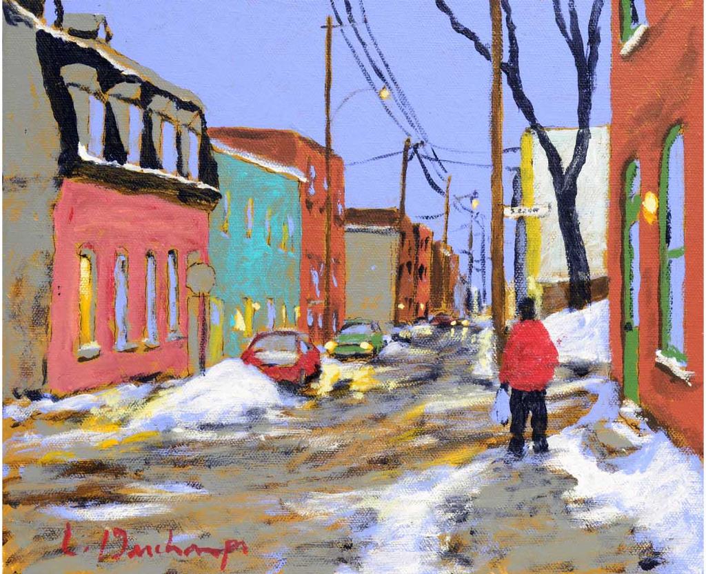 Luc Deschamps (1961-2021) - Le vieux quartier  Québec