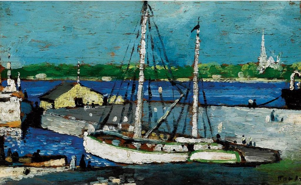 Marc-Aurèle Fortin (1888-1970) - Longueuil Vu De Montreal