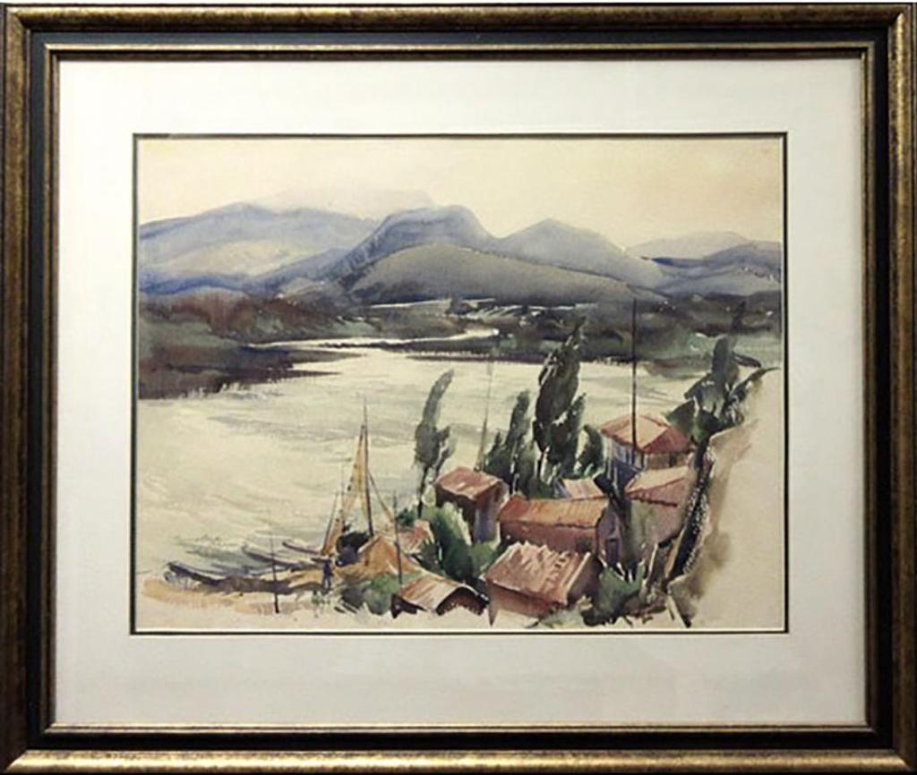 Frank Leonard Brooks (1911-1989) - Fishing Village
