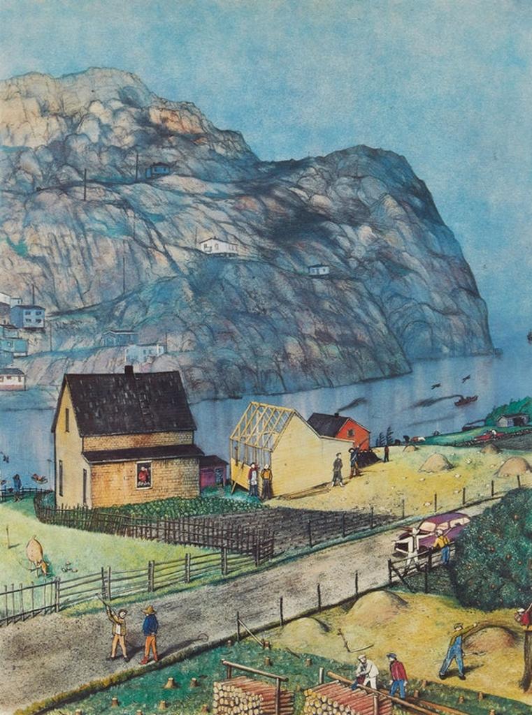 William Kurelek (1927-1977) - Newfie Jokes