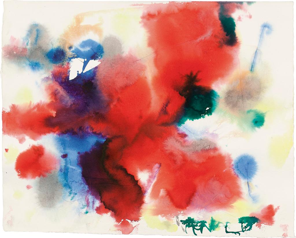 Willam Smith Ronald (1926-1998) - Blue Orchid; Smokey River