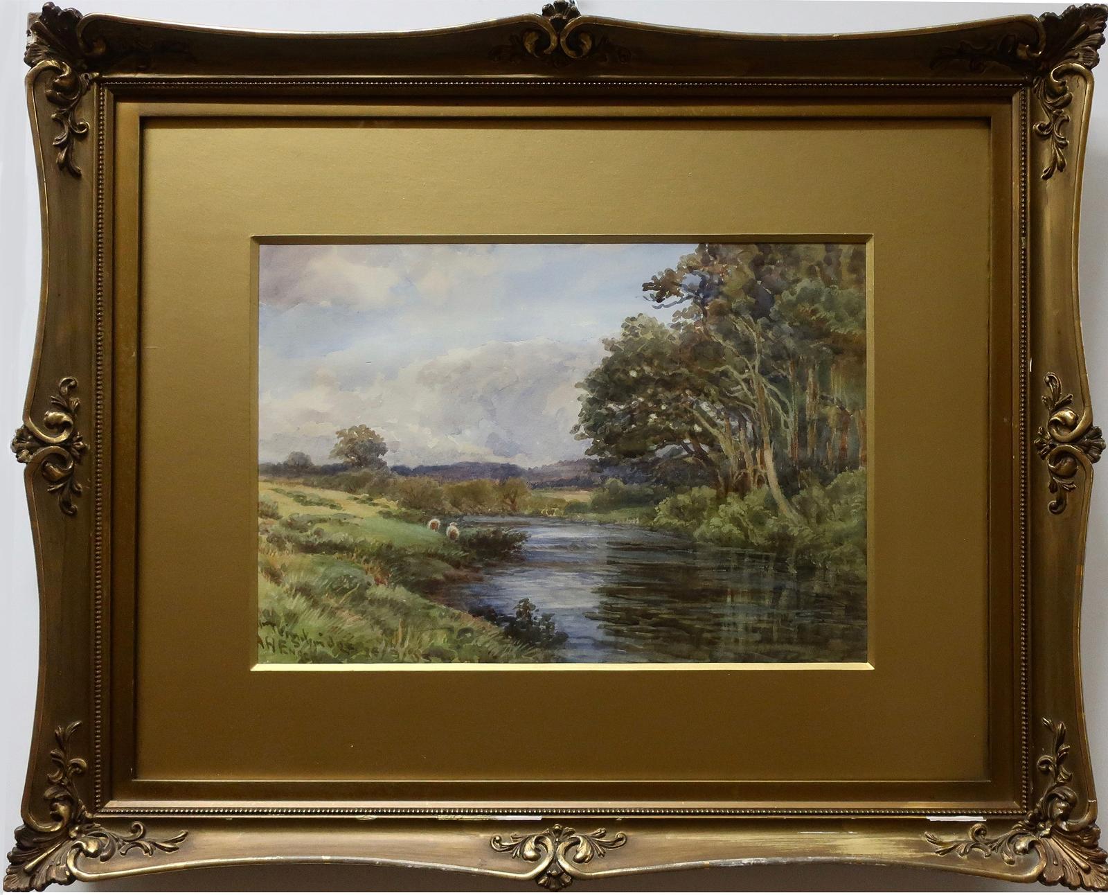 Arthur Henry Enock - A Stormy Day On The Teign, Devonshire