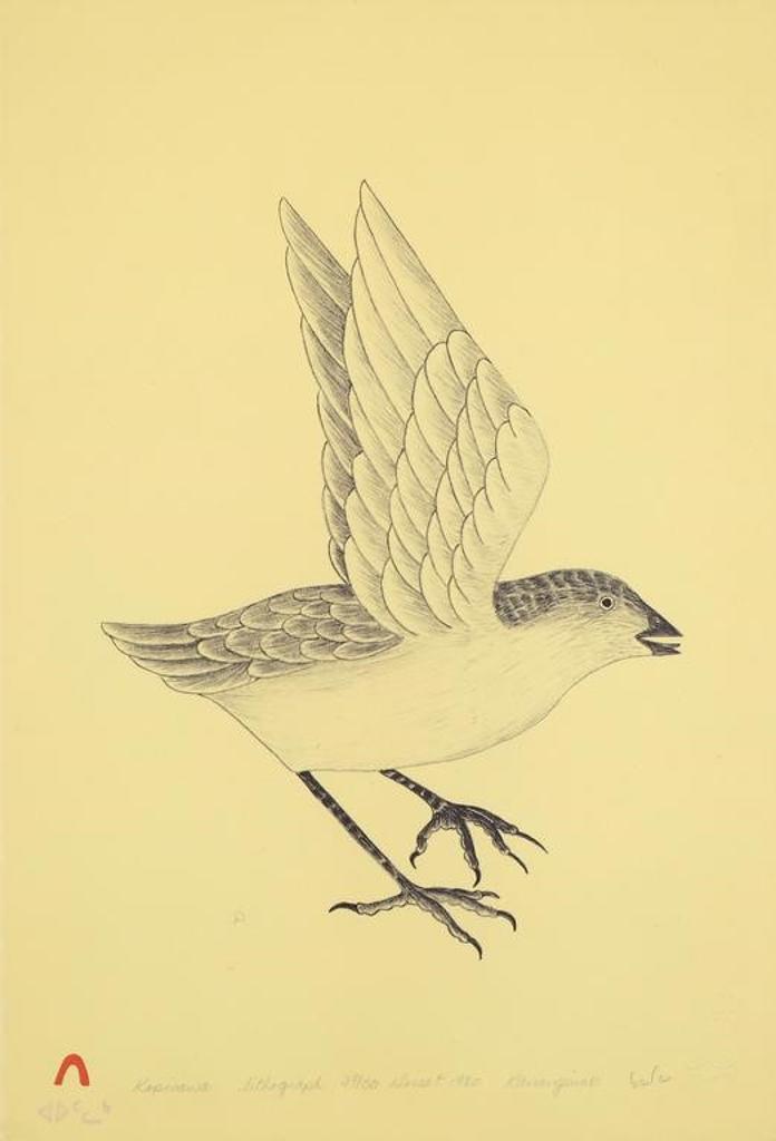 Kananginak Pootoogook (1935-2010) - Kopinawa; 1980; ed. #27/50