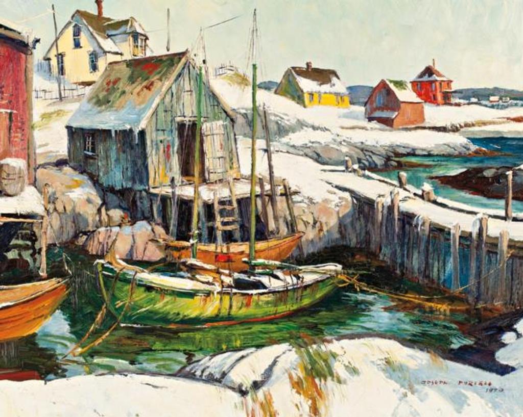 Joseph Douglas Purcell (1927-2015) - March Day, Blue Rocks, N.S