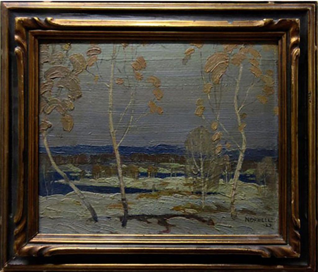 Graham Norble Norwell (1901-1967) - Evening Winter Study