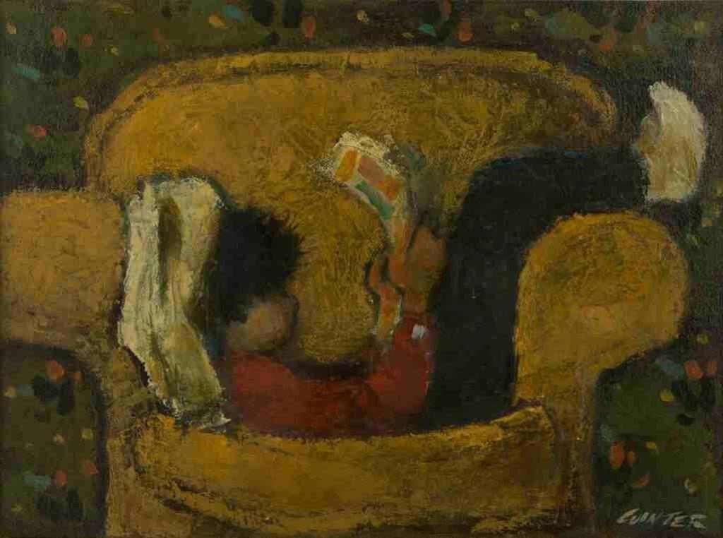 William Arthur Winter (1909-1996) - Boy with comics