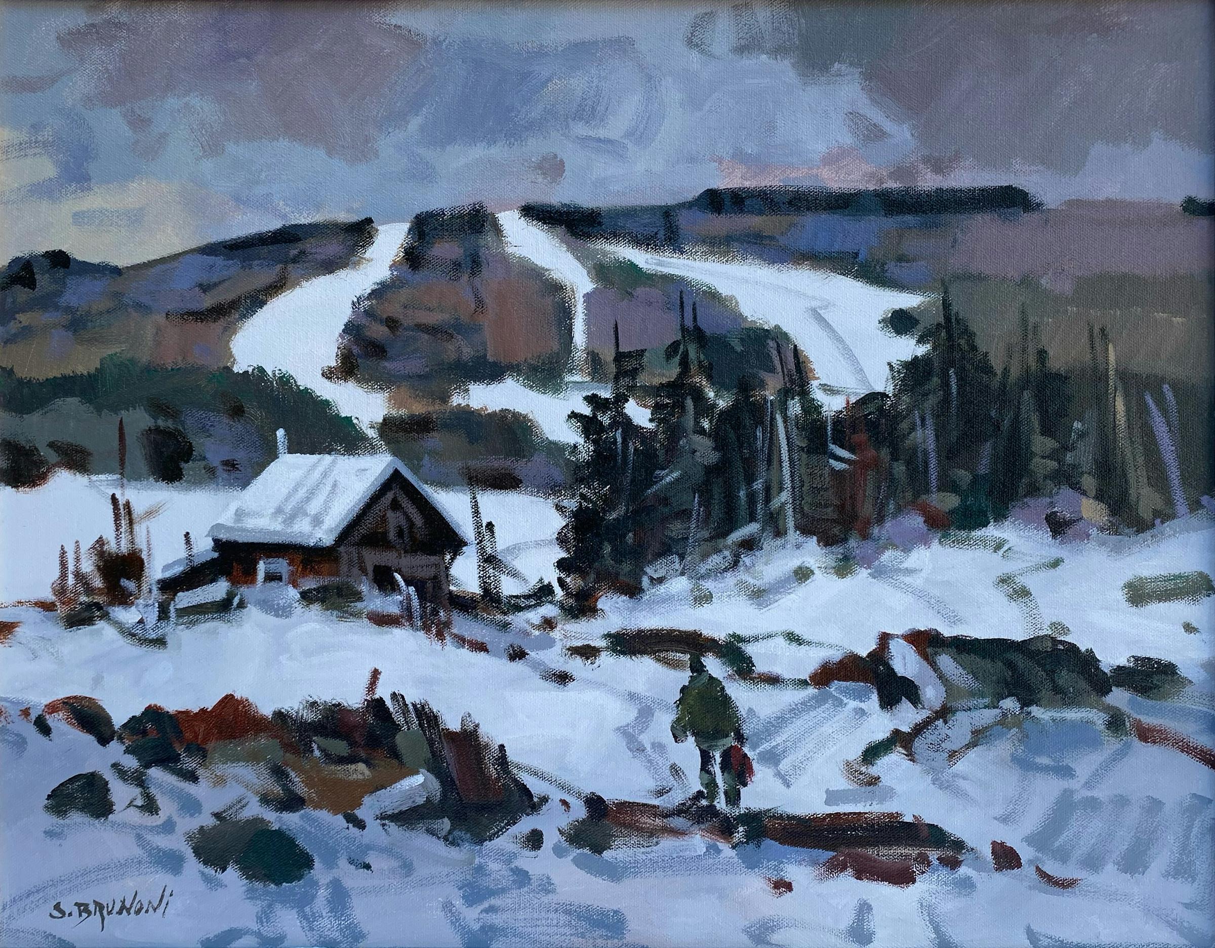 Serge Brunoni (1938-2020) - Chemin d'hiver