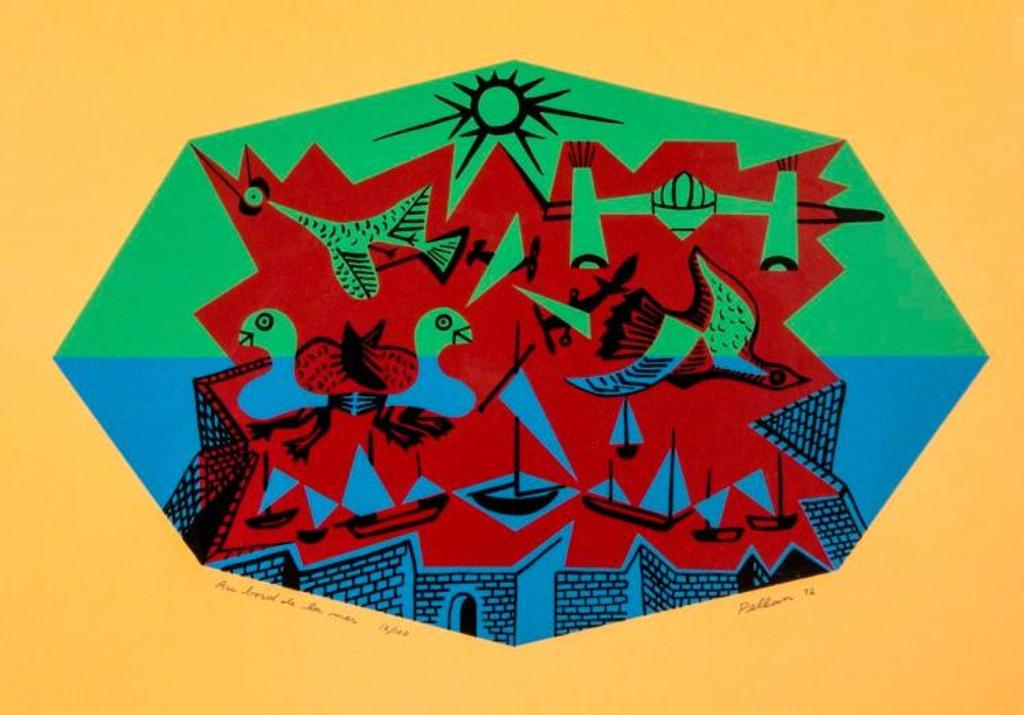 Alfred Pellan (1906-1988) - Au bord de la mer