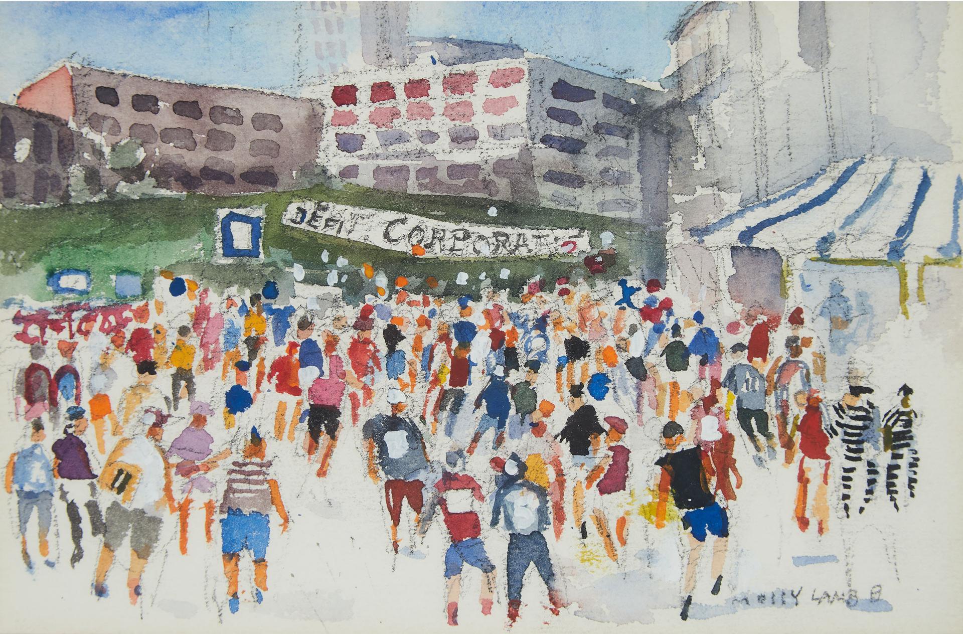 Molly Joan Lamb Bobak (1922-2014) - The Run