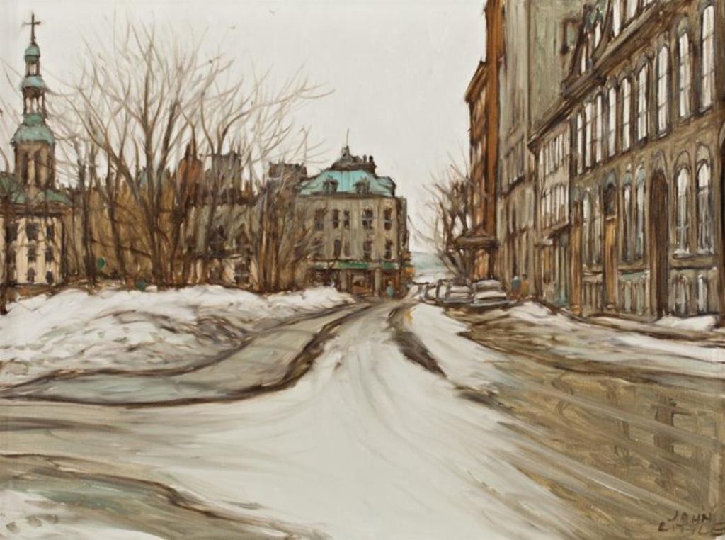 John Geoffrey Caruthers Little (1928-2024) - Rue Ste-Anne, DAutrefois, Quebec