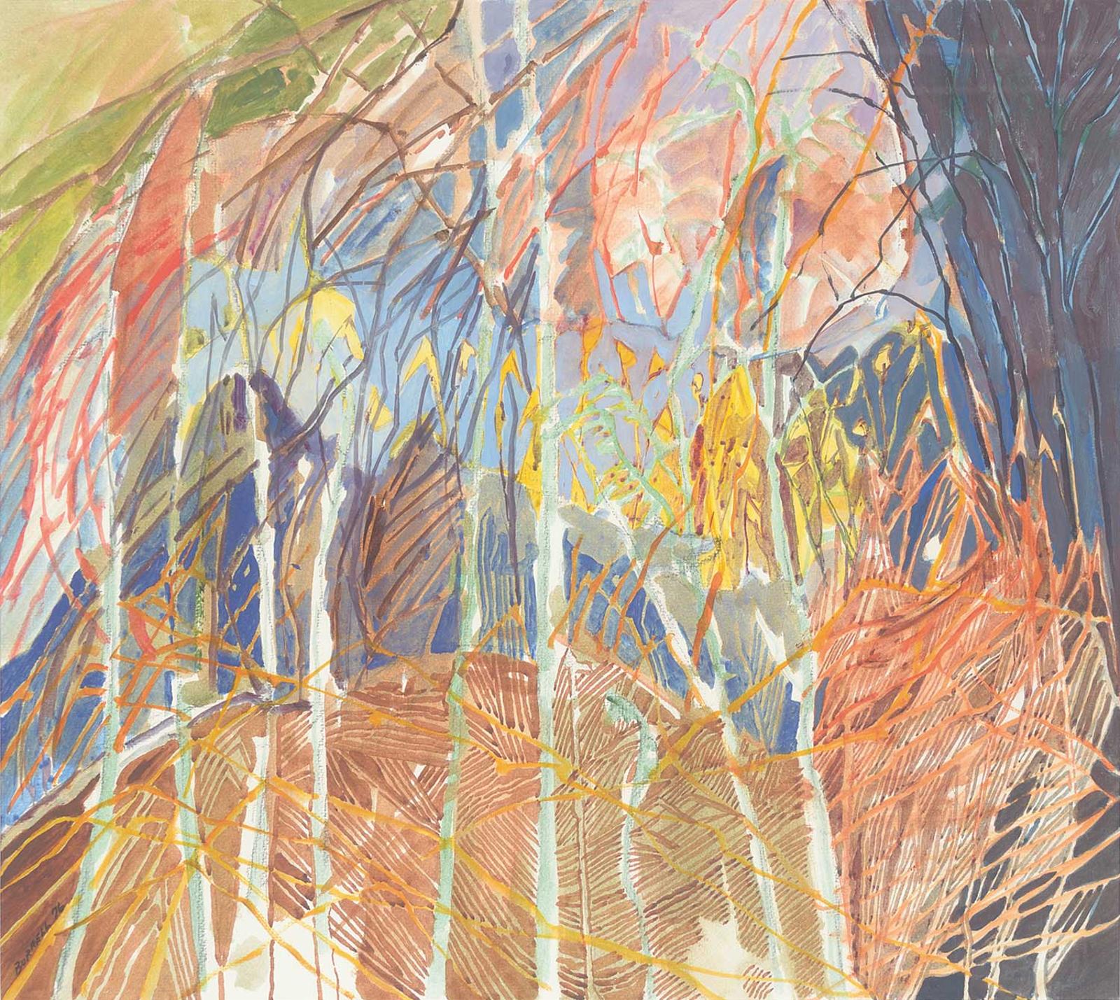 Arnold A. Burrell - Untitled - Abstract Foliage