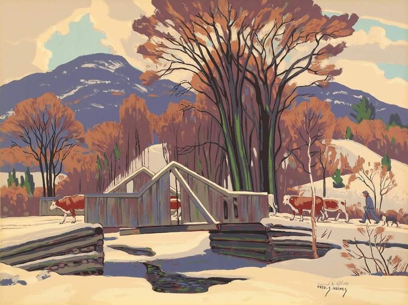 Sampson-Matthews (1885-1970) - Rural Bridge