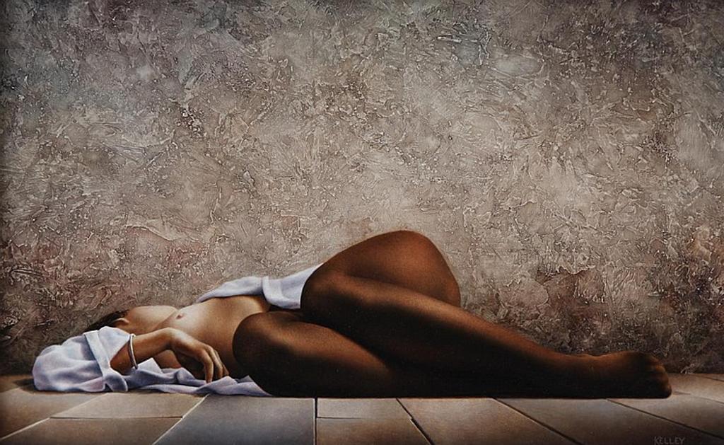 Paul W. Kelley (1955) - Girl Reclining on floor