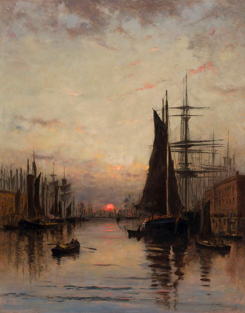 John A. Hammond (1843-1939) - Market Slip, St. John, New Brunswick