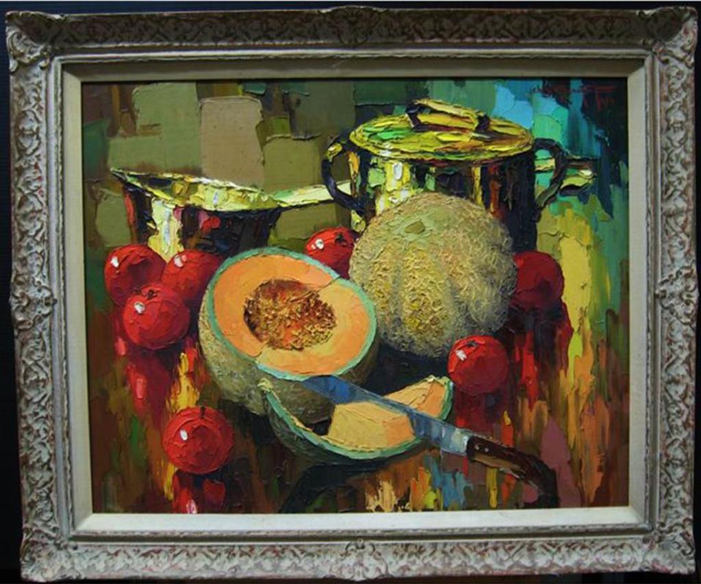 Christo Stefanoff (1898-1966) - Still Life With Cantaloupe