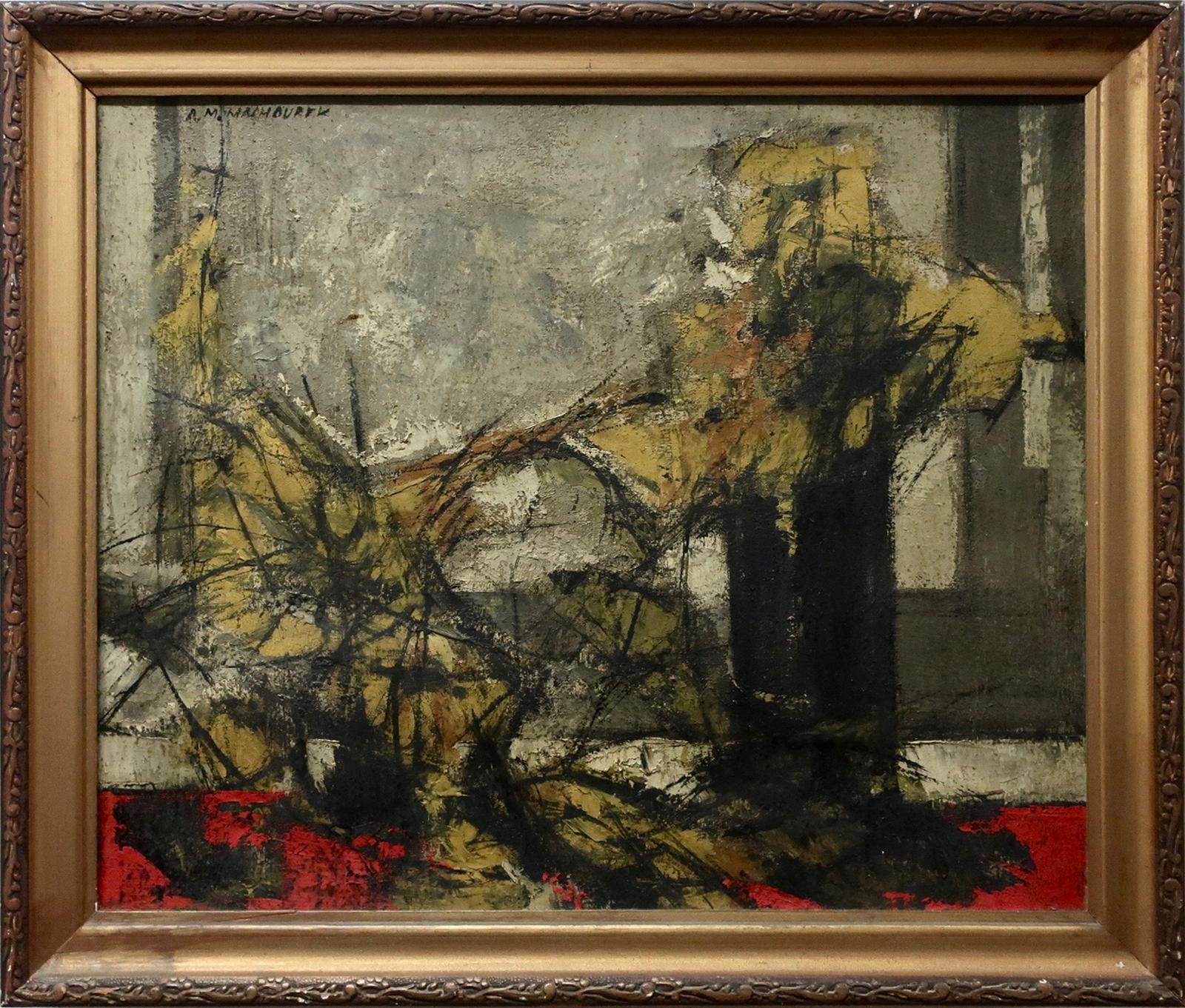 Antonin Marek Machourek (1913-1991) - Still Life (Yellow Flowers)