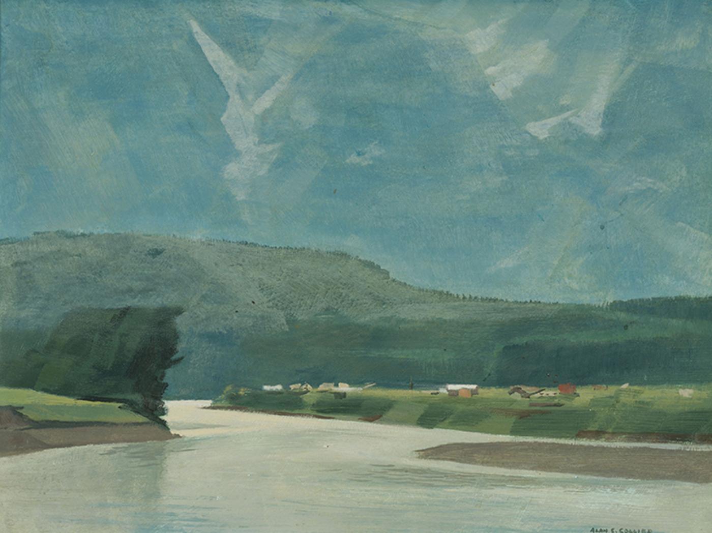 Alan Caswell Collier (1911-1990) - Glen Vowell, Skeena River