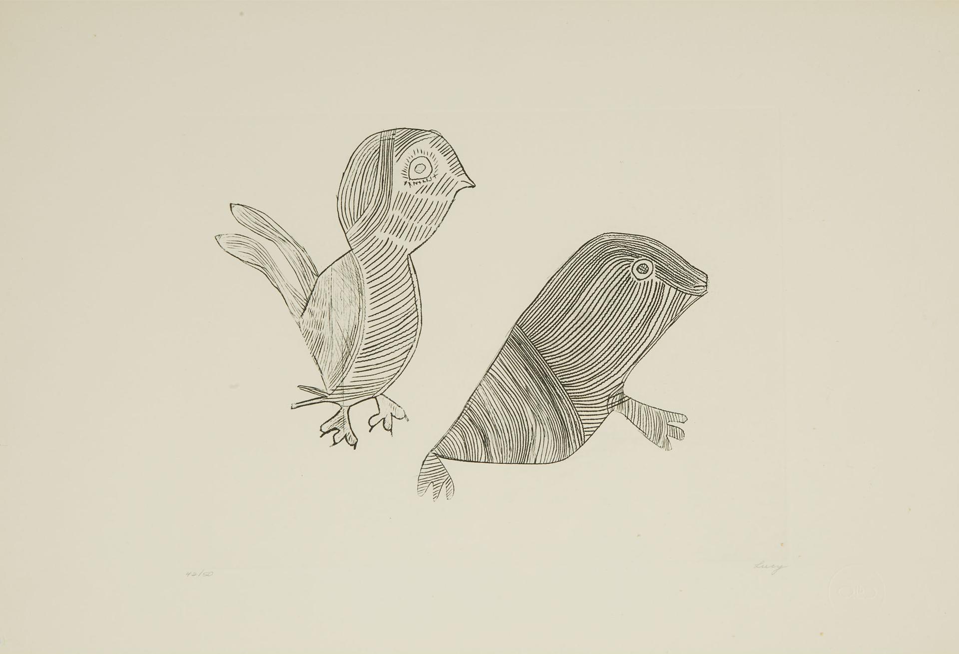 Lucy Qinnuayuak (1915-1982) - Untitled