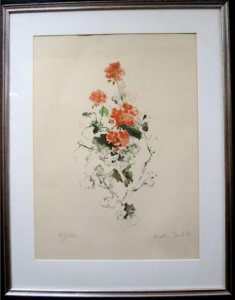 Molly Joan Lamb Bobak (1922-2014) - Pink And Red Flowers