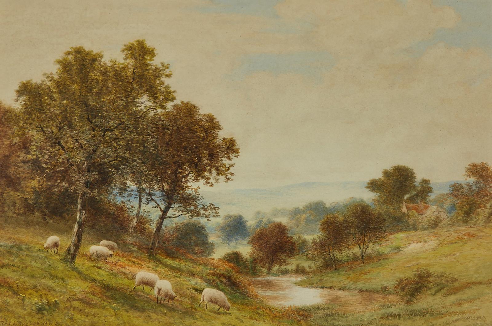 Robert Angelo Kittermaster Marshall (1849-1926) - Near Heathfield, Sussex