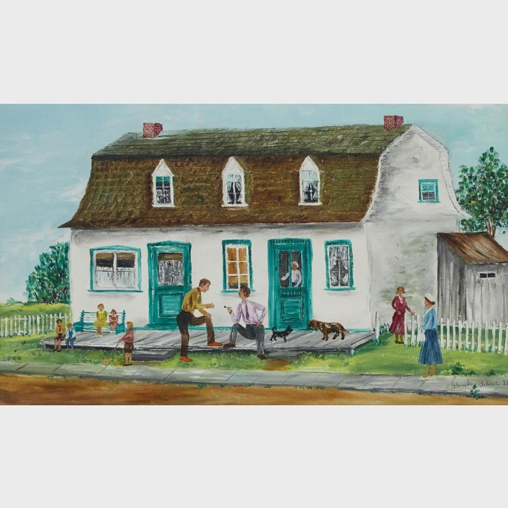 Blanche Bolduc (1907-1998) - La Maison Blanche And Le Bouquet