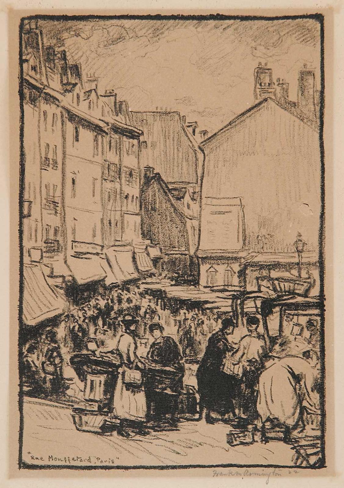 Franklin Milton Armington (1876-1941) - Rue Montterard, Paris